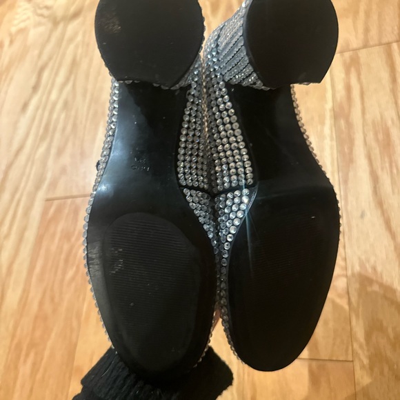 MNG Silver Rhinestone Women's Shoes - Picture 4 of 6